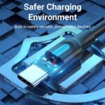 Cavo Vention USB-C a 2xUSB-A 2.0 3A - 1 m - Colore nero - immagine 4