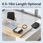Cavo stampante Vention USB 2.0 maschio a USB-B maschio - 2 m - intrecciato - colore grigio - immagine 5