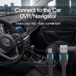 Cavo Vention USB 2.0 maschio a mini USB maschio - 1,5 m - Piatto - Colore nero - immagine 5