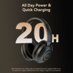 Vention SoundMate S11 Cuffie Bluetooth 5.3 - 20 ore di autonomia - Microfono - Colore nero - immagine 5