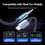 Vention Convertitore da Lightning maschio a jack 3,5 maschio - 1 m - intrecciato - colore grigio - immagine 5