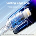 Cavo Vention da USB-A a Lightning 2,4 A - 2 m - intrecciato - colore blu - immagine 5