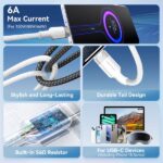 Cavo Vention da USB-C 2.0 a USB-A 6A 100W - 1 m - intrecciato - colore nero - immagine 2