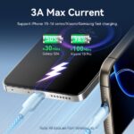 Cavo Vention da USB-C 2.0 a USB-A 3A 60W - 2 m - intrecciato - colore blu - immagine 4