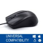 Mouse con cavo Ewent - 1000 dpi - Lunghezza cavo 1,20 m - Colore nero - immagine 4