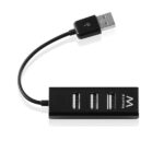 Hub USB 2.0 ad alta velocità Ewent - 4 porte USB-A - Colore nero - immagine 4