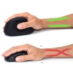 Mouse wireless Ewent 2,4 Hz - Mouse verticale ergonomico - DPI selezionabile 800-1200-2400 dpi - Batteria ricaricabile al litio 400 mAh - Colore nero - immagine 3