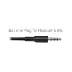 Cuffie Ewent con microfono e controllo del volume - Cavo da 2 m 1x jack da 3,5 mm a 4 pin - Colore nero - immagine 4