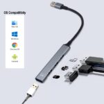Ewent Hub USB3.2 - 1 USB-A - 1 porta USB 3.2 - 3 porte USB 2.0 - immagine 4