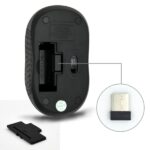 Mouse wireless Ewent 2,4 Hz - Ricevitore USB-A - 1000 dpi - 1 batteria AA (inclusa) - Colore nero - immagine 3