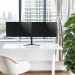 Ewent Supporto da scrivania per 2 monitor fino a 32" - VESA massimo 100x100 - Colore nero - immagine 2