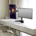 Ewent Supporto da scrivania per 2 monitor fino a 32" - VESA massimo 100x100 - Colore nero - immagine 3