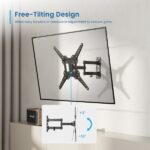 Ewent Supporto a parete per TV da 23" a 55" - Movimento completo - 3 perni - VESA massimo 400x400 Colore nero - immagine 3