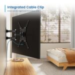 Ewent Supporto a parete per TV da 23" a 55" - Movimento completo - 3 perni - VESA massimo 400x400 Colore nero - immagine 5