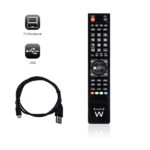 Ewent Telecomando universale 4 in 1 - Programmabile con cavo micro USB e PC - Colore nero - immagine 3