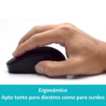 Ewent Pack Wireless 2.4hz KB+MOUSE - Tastiera da ufficio con 13 tasti multimediali - Mouse da viaggio - 1000 dpi unico - Ricevitore USB-A - 2 batterie AA (incluse) - Colore nero - immagine 4