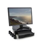 Ewent Sollevatore per monitor - Cassetto portaoggetti - Colore nero - immagine 2