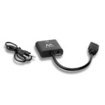 Ewent EW9864 Convertitore da HDMI a VGA con audio - Risoluzione massima 1920 x 1200 - Colore nero - immagine 2