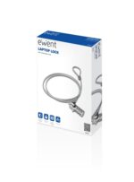 Ewent EW1241 Lucchetto per laptop con combinazione - cavo da 1,5 m - Colore argento - immagine 4