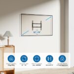 Ewent EW1502 Supporto da parete fisso per TV, da 32" a 70" - Peso massimo 45 kg - Colore nero - immagine 3
