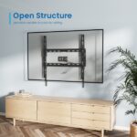 Ewent EW1507 Supporto a parete fisso per TV da 32" a 70" - Peso massimo 45 kg - Angolo di inclinazione 0-8º - Colore nero - immagine 4