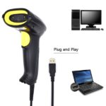 Ewent EW3400 Lettore di codici a barre 1D laser - Connettore USB - 150 letture al secondo - Base vivavoce - Colore nero - immagine 2