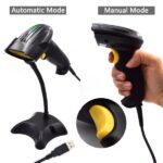 Ewent EW3400 Lettore di codici a barre 1D laser - Connettore USB - 150 letture al secondo - Base vivavoce - Colore nero - immagine 4