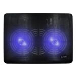 Ewent EW1256 Base di raffreddamento per laptop fino a 17" - 2 ventole - Altezza regolabile - Colore nero - immagine 2