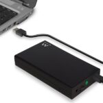 Ewent EW7056 Box esterno per disco rigido SATA da 3,5" - senza viti - USB 3.2 - Cavo da 80 cm - Colore nero - immagine 4