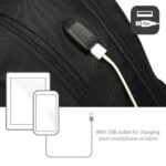 Ewent EW2526 Zaino per laptop fino a 15" - Porta USB - Spallacci regolabili - Colore nero - immagine 3
