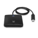 Ewent Lettore di carte intelligenti USB-C - Colore nero - immagine 2