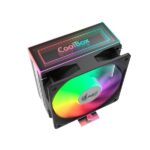 Coolbox Infinite Air120 Dissipatore multisocket - Illuminazione ARGB - Ventola 120 mm - Velocità max. 1800 giri/min - Colore nero - immagine 2