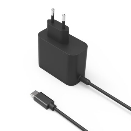 Coolbox Caricabatterie universale per laptop 65W USB-C - Compatibile con QC3.0 - Tecnologia GaN - Cavo da 1