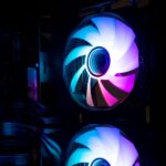 Coolbox Infinity Ventilatore ARGB - Effetto tunnel di colori - Silenzioso - Cuscinetto idraulico - Colore nero - immagine 4