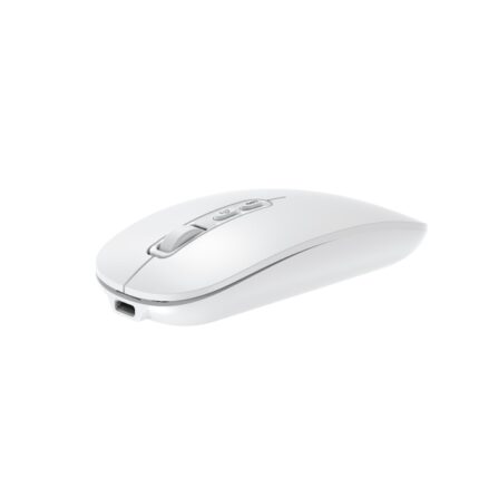 4 GHz - Super leggero - Pulsante di accesso Copilot - Ricaricabile tramite USB-C - DPI regolabile - Sensore ottico - Colore bianco