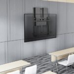 Aisens Supporto a parete con contrappeso Pro per monitor/TV da 70"-100" - Acciaio ad alta resistenza - Regolazione dell'altezza senza sforzo - Carico massimo 90 kg - Colore nero - immagine 4