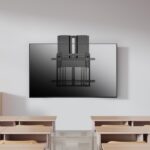 Aisens Supporto a parete con contrappeso Pro per monitor/TV da 70"-100" - Acciaio ad alta resistenza - Regolazione dell'altezza senza sforzo - Carico massimo 90 kg - Colore nero - immagine 5