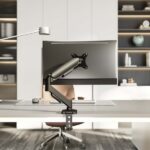 Aisens Supporto da tavolo ECO con contrappeso girevole e inclinabile per monitor/TV 9 kg (3 perni - 1 braccio) da 17-32 - Colore nero - immagine 4