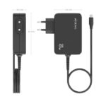 Aisens Caricabatterie portatile GaN USB-C/PD 100W PD3.0 - Cavo da 1,80 m - Colore nero - immagine 4