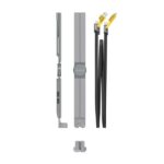 Aisens Supporto da tavolo regolabile per laptop/tablet - USB-C - Docking 4 in 1 - Colore grigio - immagine 3