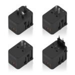 Aisens Adattatore da viaggio universale GaN 25W - 2xUSB-A QC3.0, 2xUSB-C PD3.0 - Colore nero - immagine 4