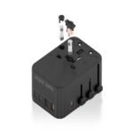 Aisens Adattatore da viaggio universale GaN 35W - 2xUSB-A QC3.0, 2xUSB-C PD3.0 - Colore nero - immagine 3