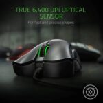 Razer DeathAdder Essential Mouse da gioco - Sensore ottico 6400 dpi - 5 pulsanti programmabili - Colore nero - immagine 5