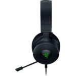 Razer Kraken V4 X Cuffie da gioco - Microfono pieghevole cardioide Razer HyperClear - Audio 7.1 - Multipiattaforma - Connessione USB - Colore nero - immagine 2