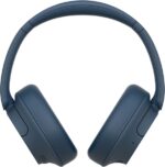 Sony WH-CH720 Cuffie Bluetooth 5.2 con microfono integrato - Archetto regolabile - Connettività multipunto - Cablate e wireless - Cuffie girevoli - Autonomia fino a 50 ore - Colore blu - immagine 3