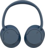 Sony WH-CH720 Cuffie Bluetooth 5.2 con microfono integrato - Archetto regolabile - Connettività multipunto - Cablate e wireless - Cuffie girevoli - Autonomia fino a 50 ore - Colore blu - immagine 5