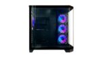 L-Link Nova Case ATX - Vetro temperato continuo - 4 ventole RGB - USB 3.0 - Colore nero - immagine 3