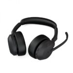 Jabra Evolve2 55 MS Cuffie Stereo Link 380 con microfono - Bluetooth - USB-C - Cancellazione del rumore - Archetto regolabile - Colore nero - immagine 4