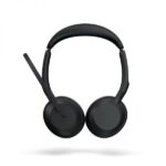 Jabra Evolve2 55 MS Cuffie Stereo Link 380 con microfono - Bluetooth - USB-C - Cancellazione del rumore - Archetto regolabile - Colore nero - immagine 5