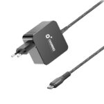 Cromad CR1204 Caricatore universale da parete per laptop USB-C 65W - Ricarica rapida PD 3.0 - Cavo da 1,50 m - Colore nero - immagine 3